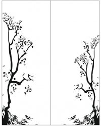 Пескоструйный рисунок Дерево 291